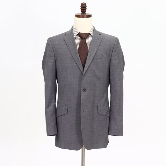 Ted Baker 42L Gray Check 2-Button Sport Coat Blazer Jacket V261